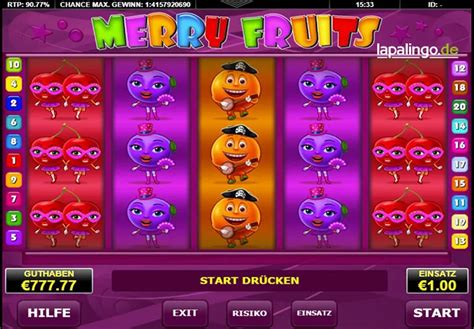 Игровой автомат Merry Fruits  играть бесплатно